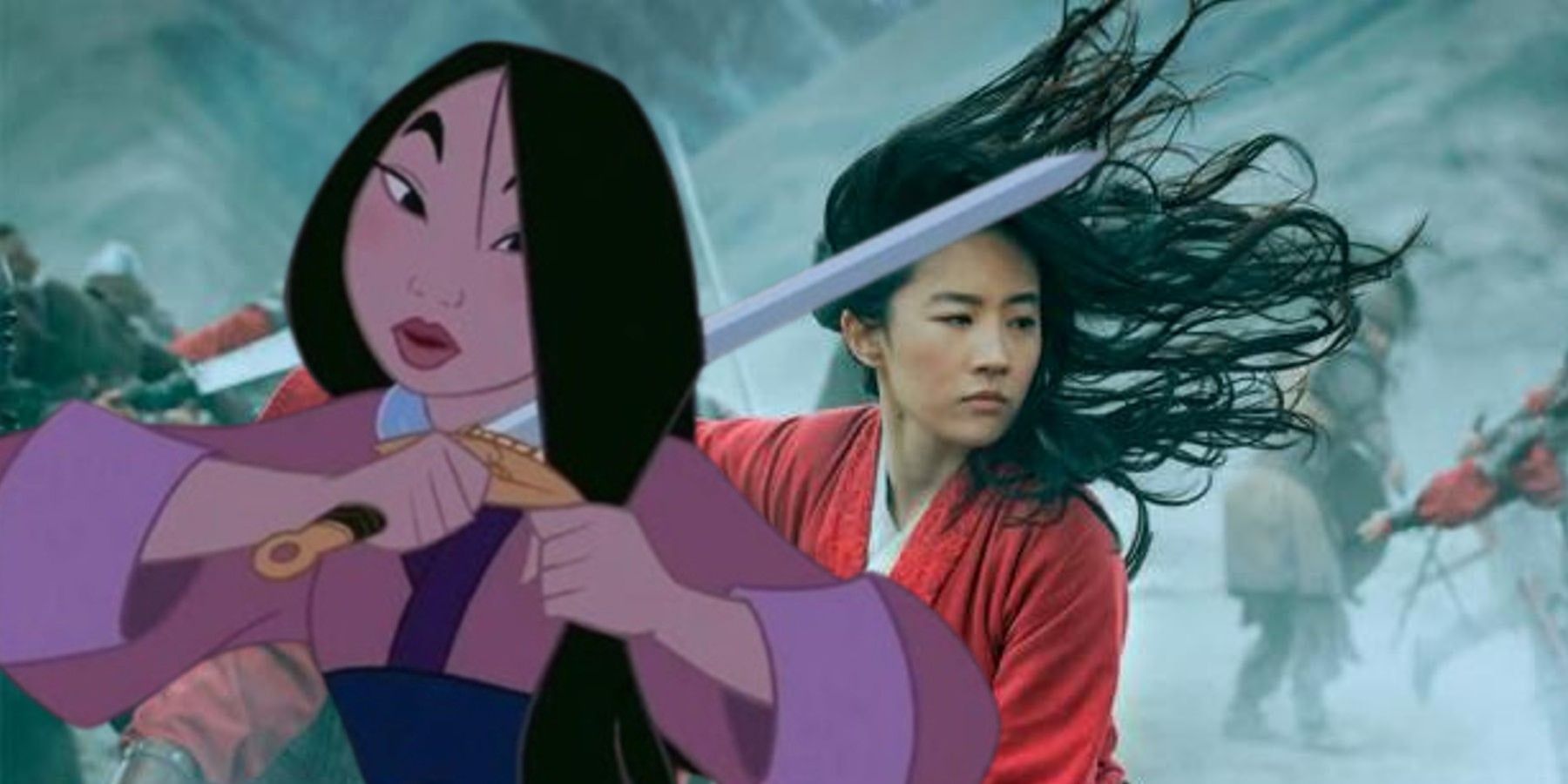 live-action Mulan no haircutting scene