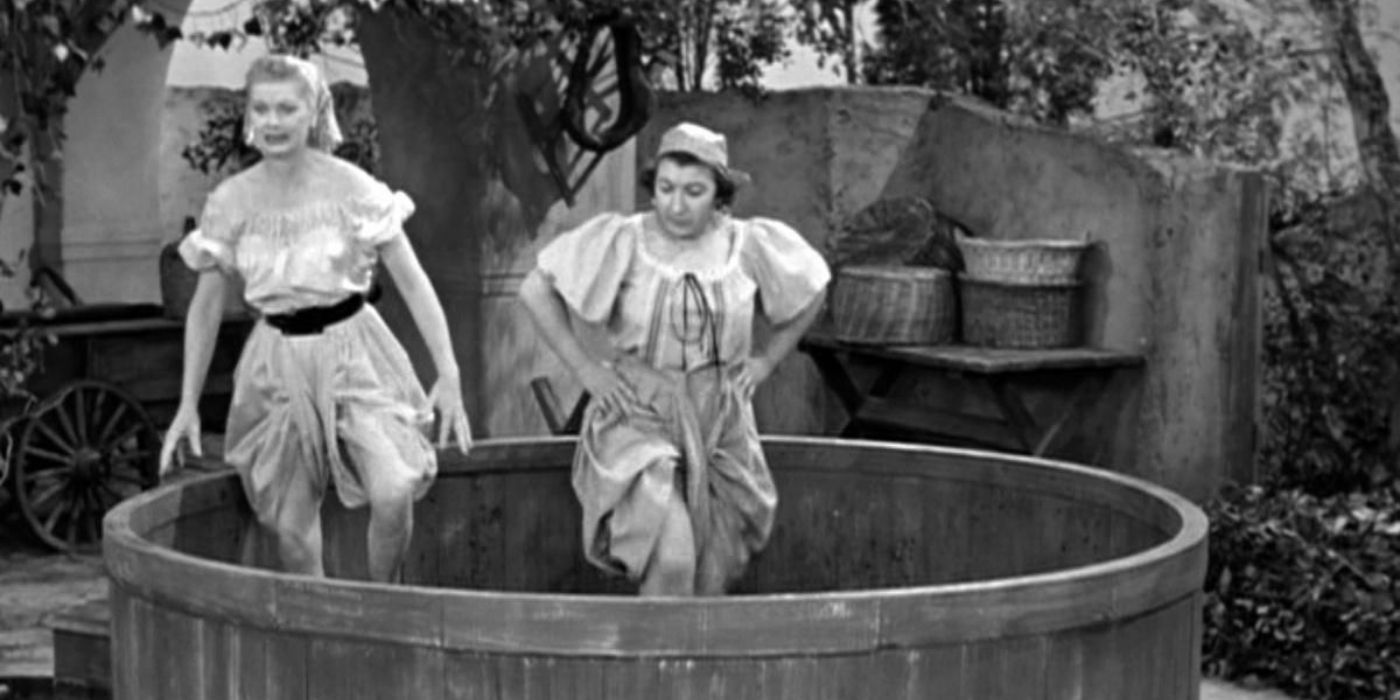 luciele ball stomping grapes in i love lucy