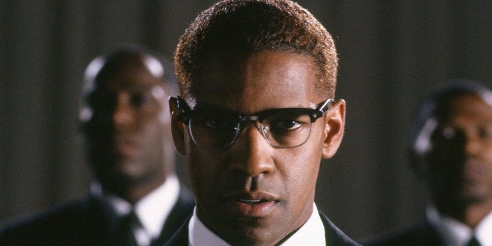 Denzel as Malcolm X