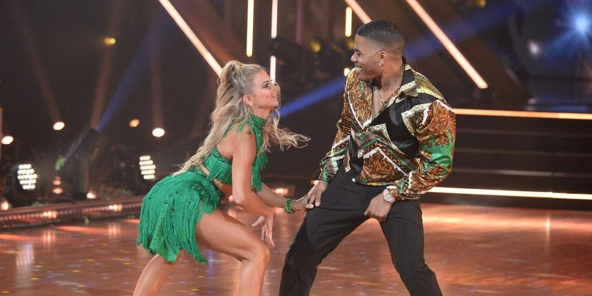 nelly with daniella on DWTS