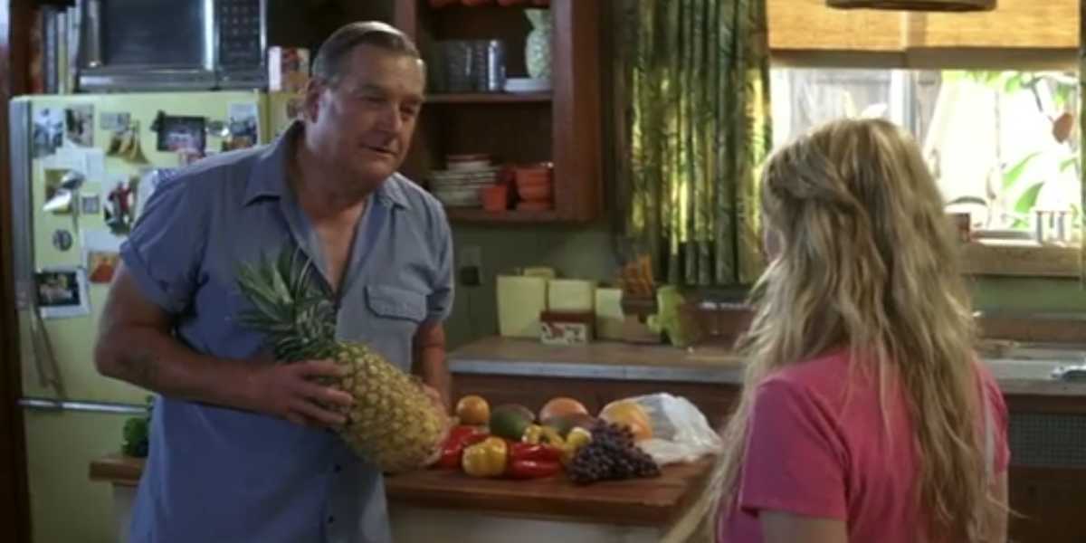 50 First Dates (2004) Marlin, Lucy Whitmore with pineapple
