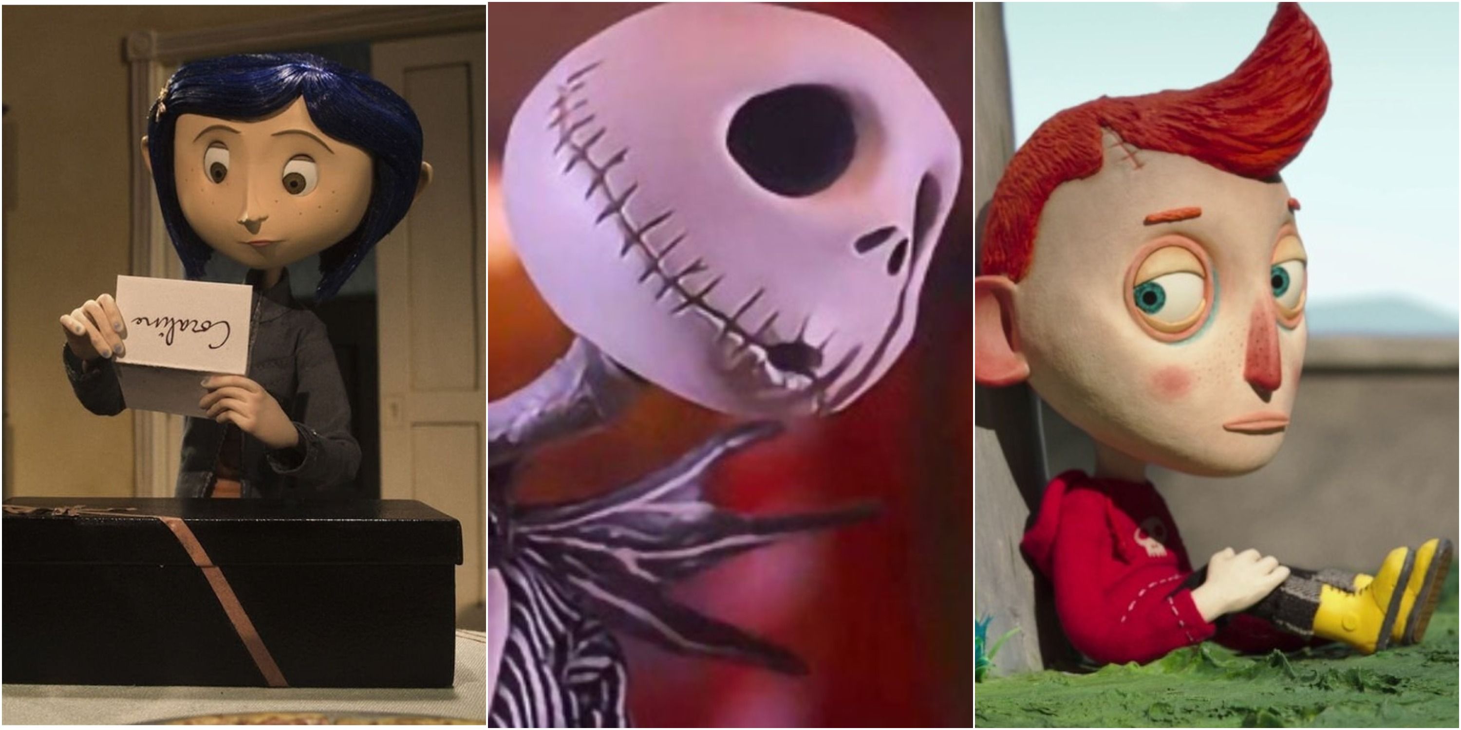 three vertical stop motion films