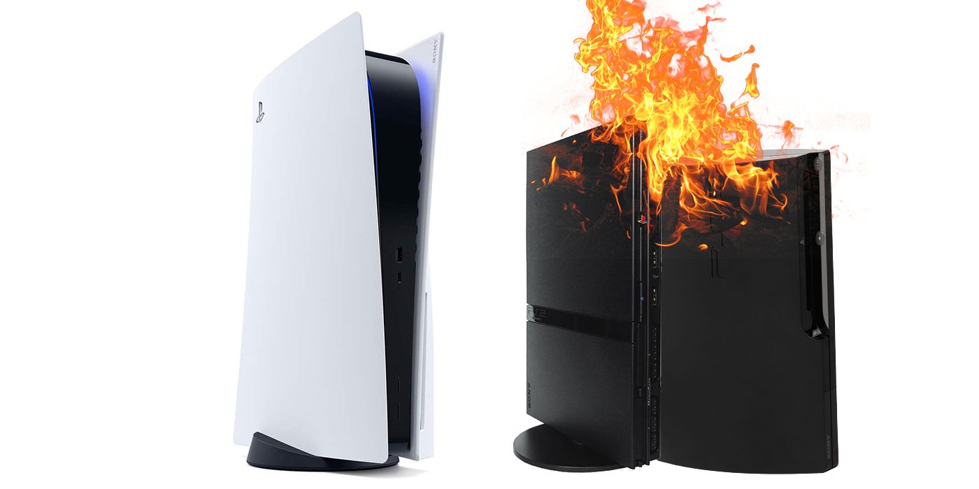 ps5 ps2 ps3 on fire