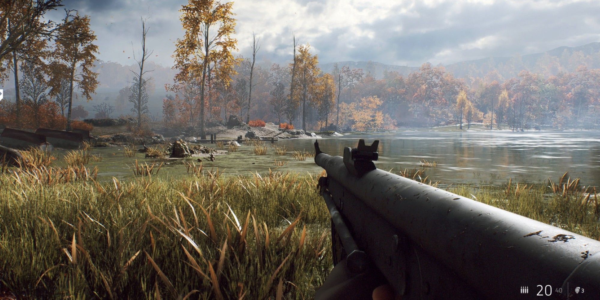 Ray tracing in Battlefield. 