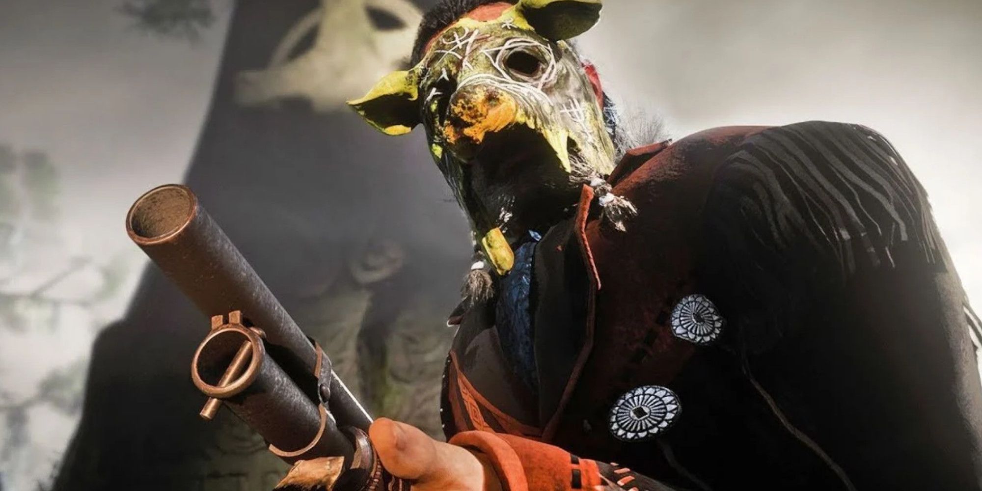 Halloween mask in Red Dead Redemption 2.