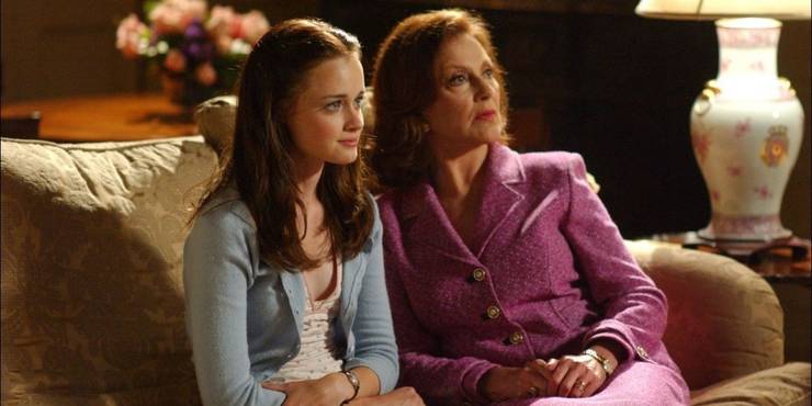 rory y emily viendo bailes de salón en gilmore girls