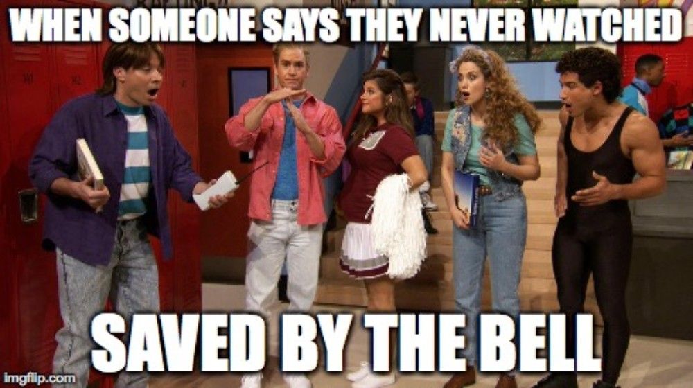 Saved By the Bell Jimmy Fallon reunion meme