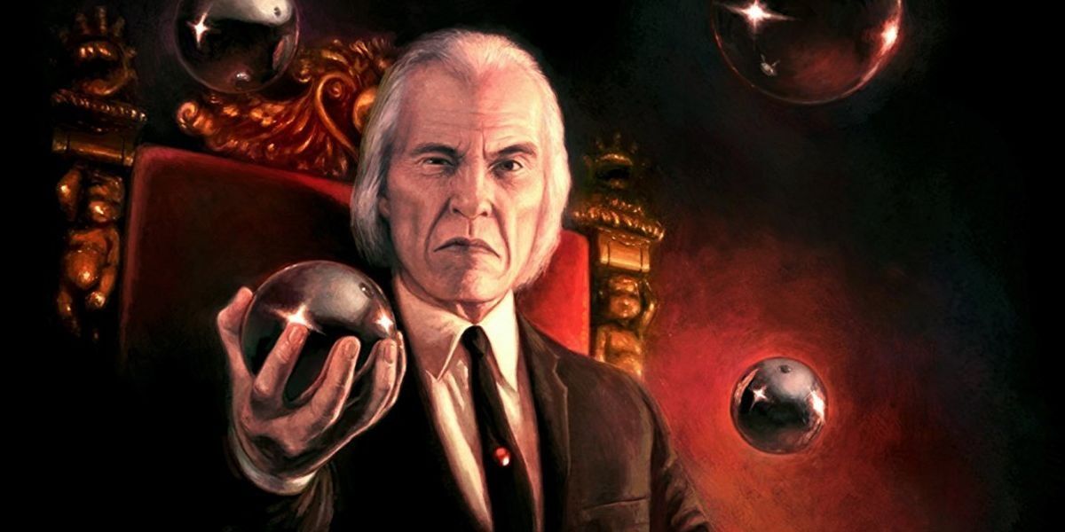 The Tall Man wielding his orbs