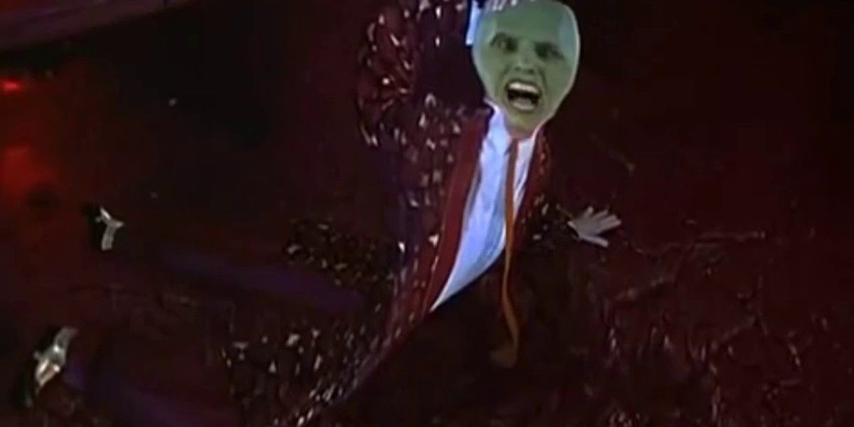 Jim Carrey as The Mask as roadkill