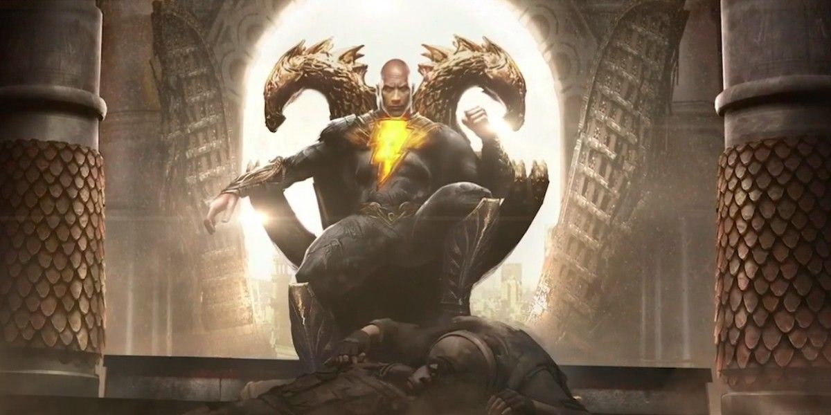 Black Adam concept art in Ancient Egypy