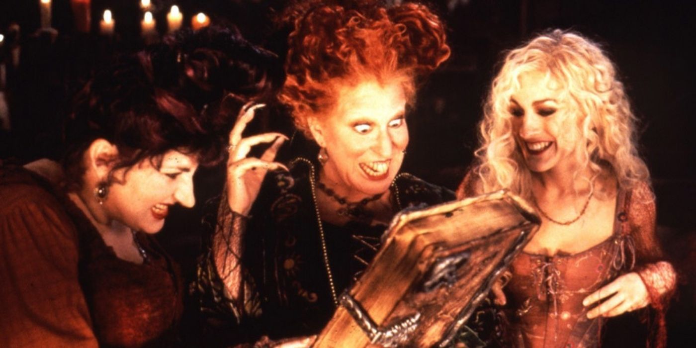 the sanderson sisters and the book - hocus pocus