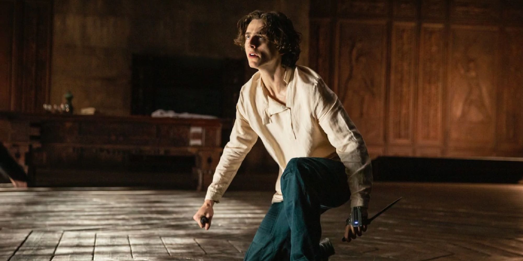 Timothee Chalamet as Paul Atreides in Dune