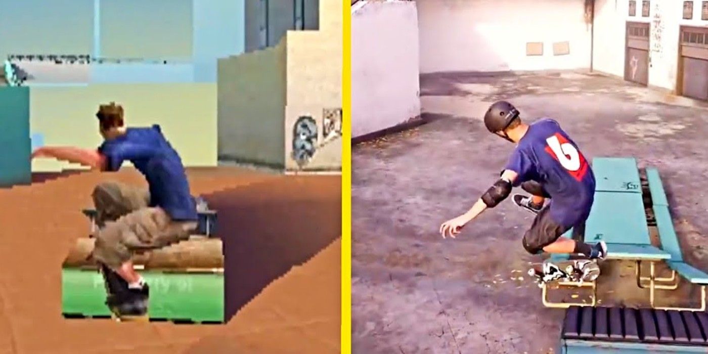 tony hawk graphics comparison