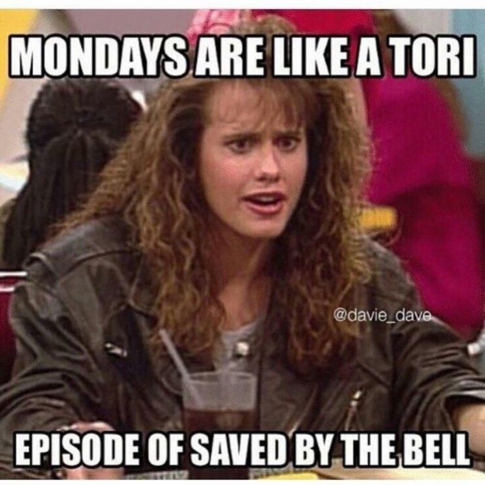 Tori least popular Saved By The Bell character meme