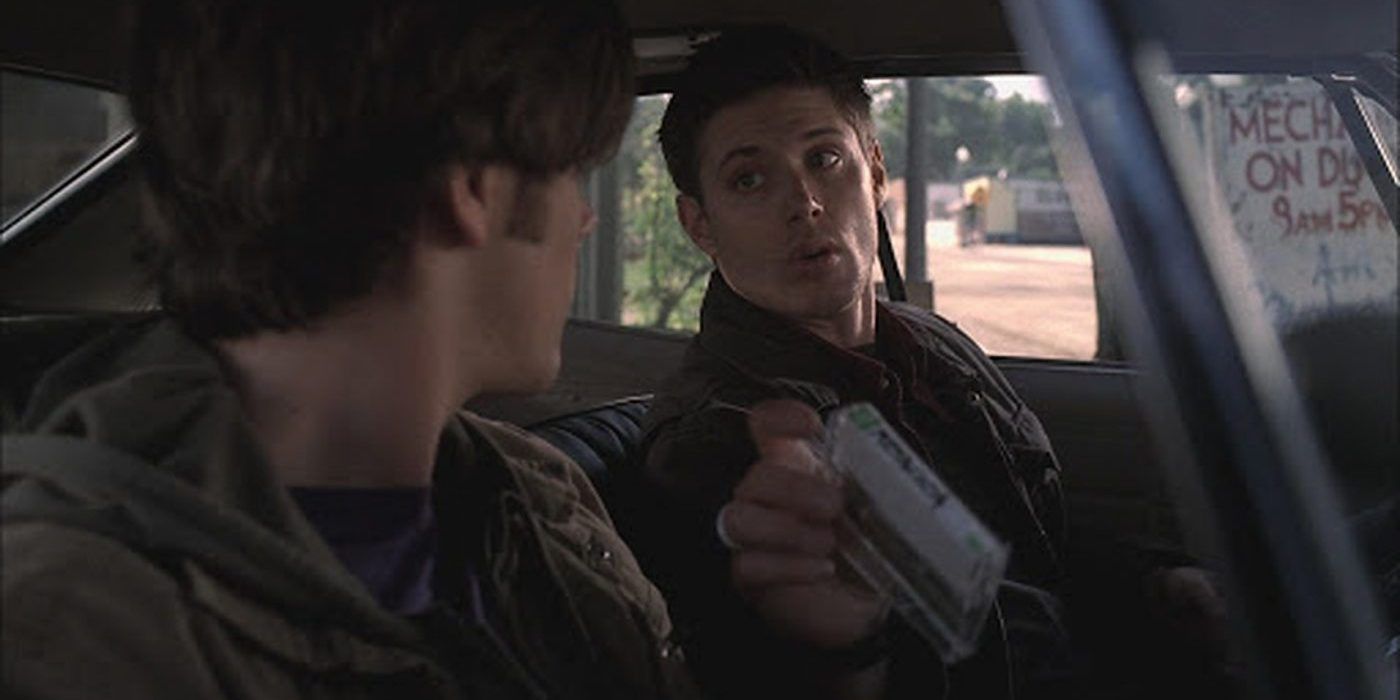 Sam takes a dig at Dean for his tape casette collection in Supernatural