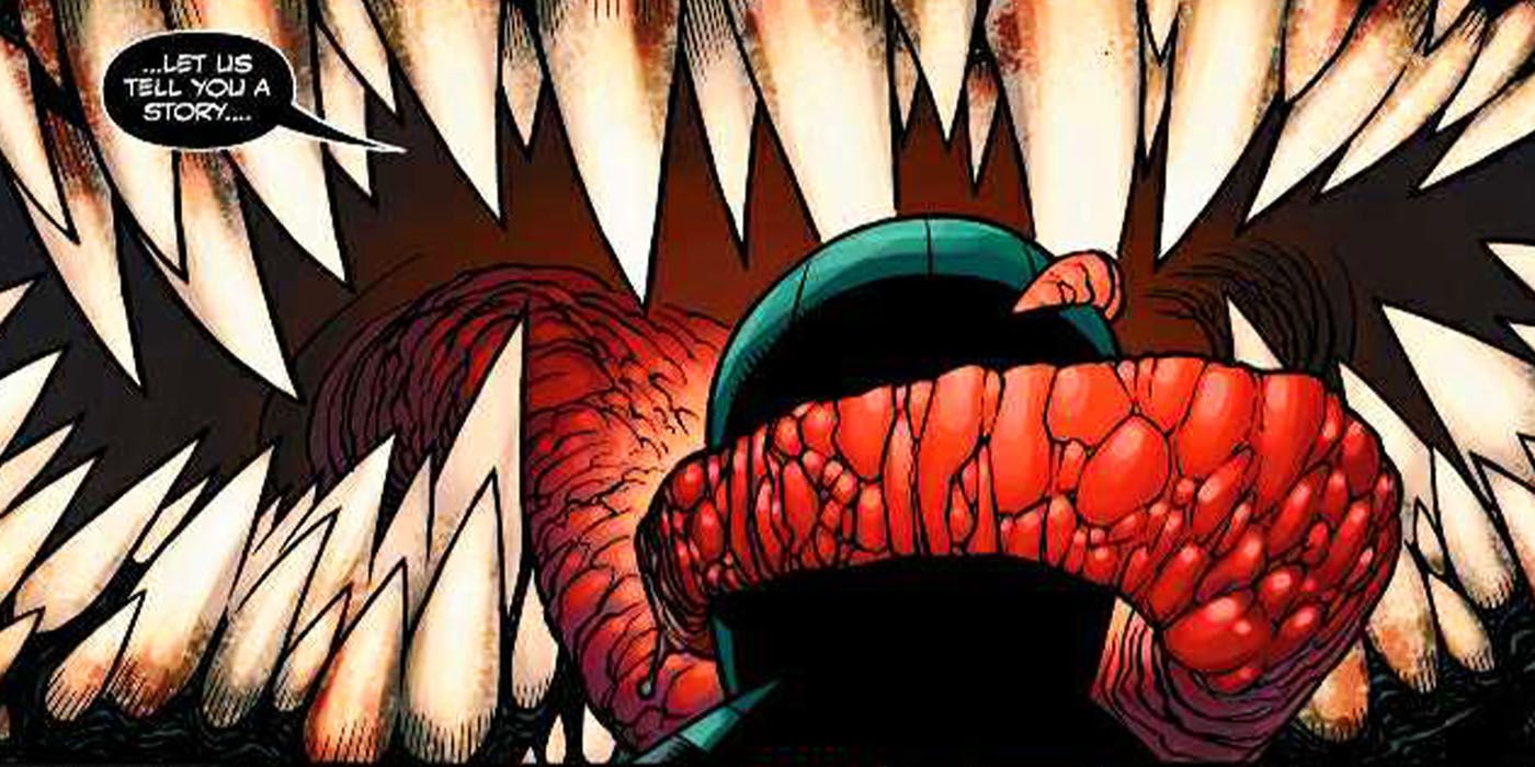 venom eats scorpions head