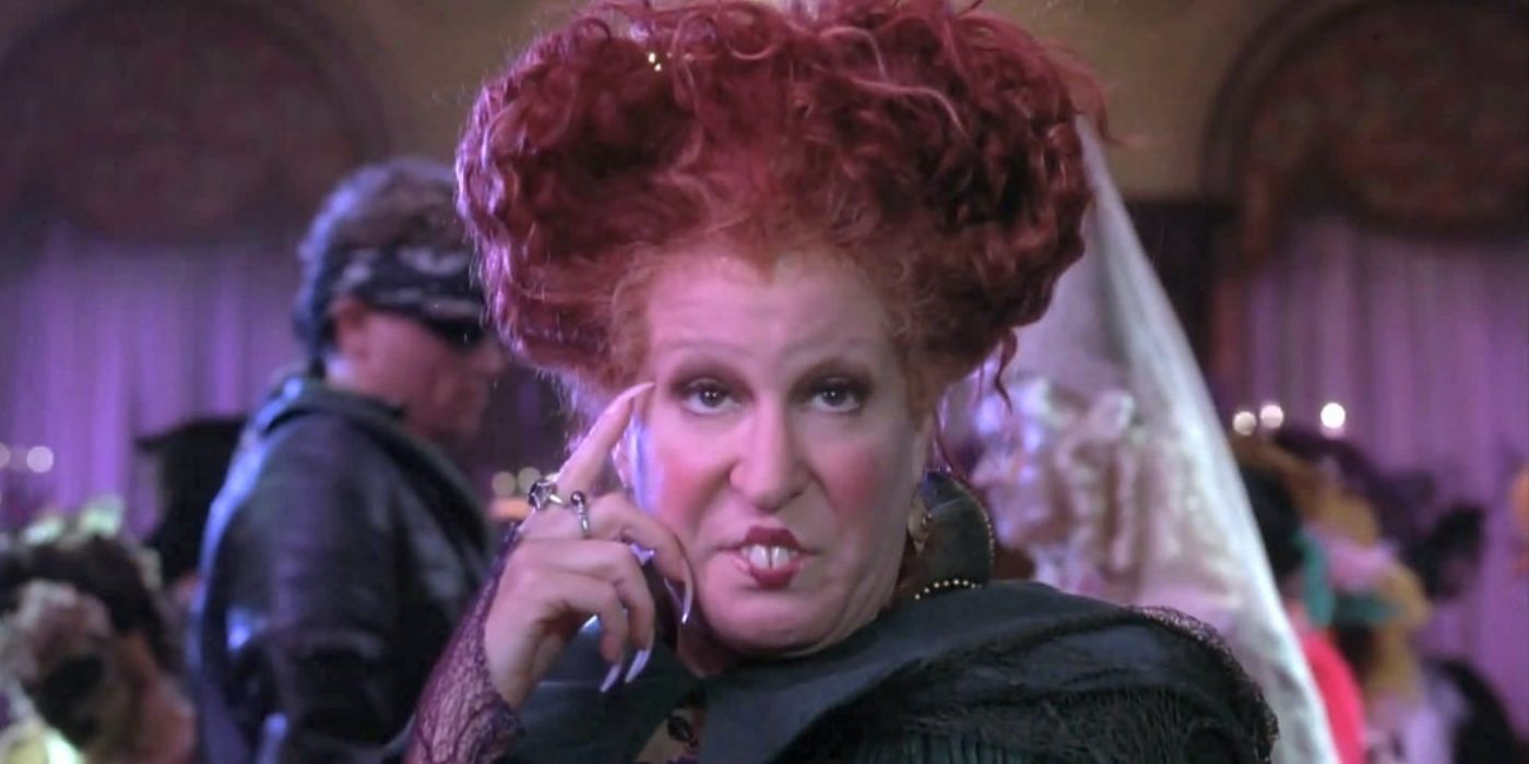 winifred about to sing i put a spell on you - hocus pocus