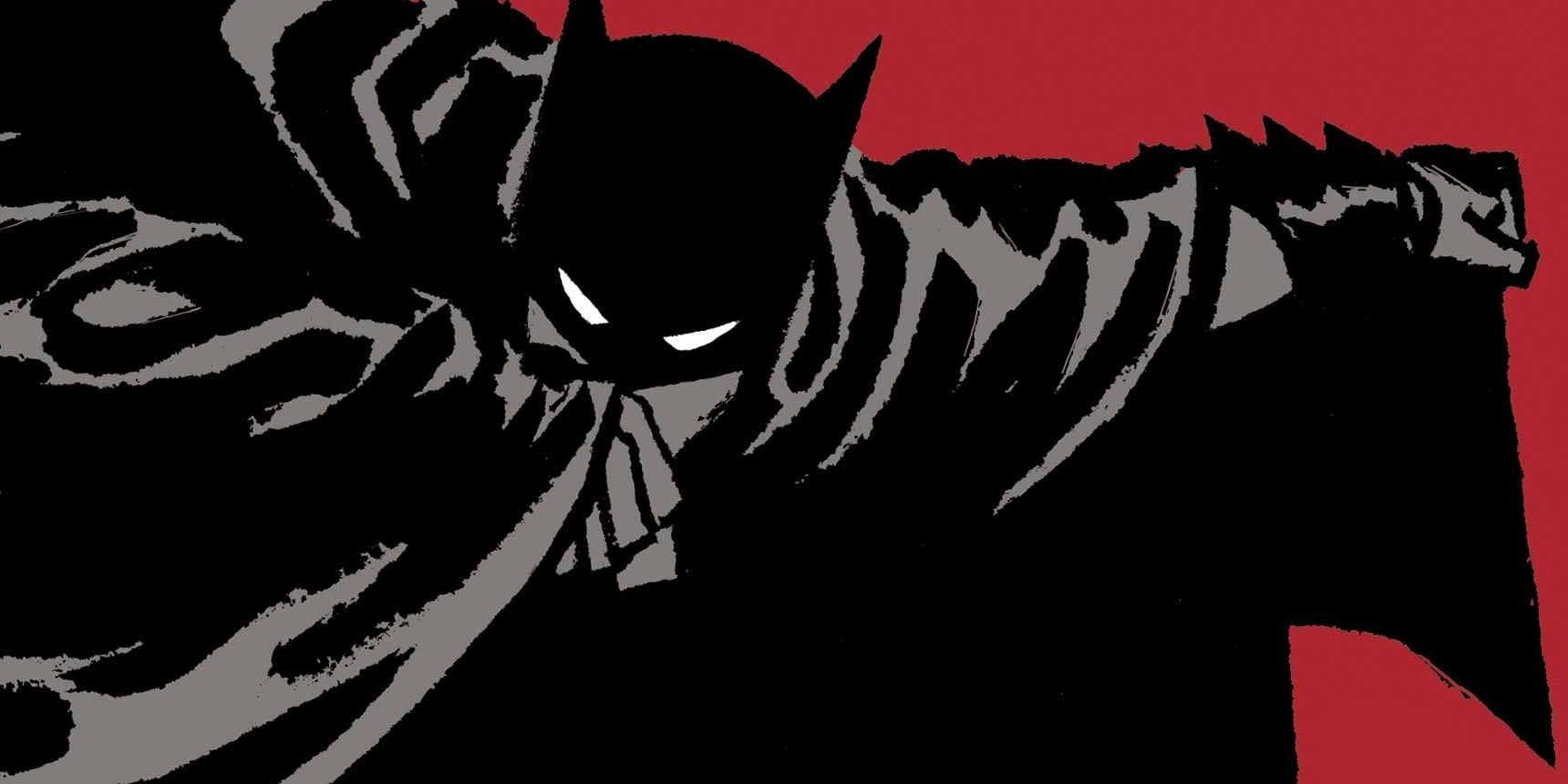 Batman cape red background