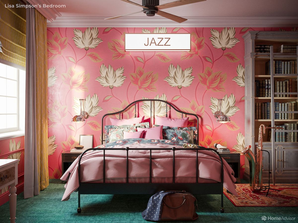 03_If-Wes-Anderson-Designed-The-Simpsons_Lisas-Room