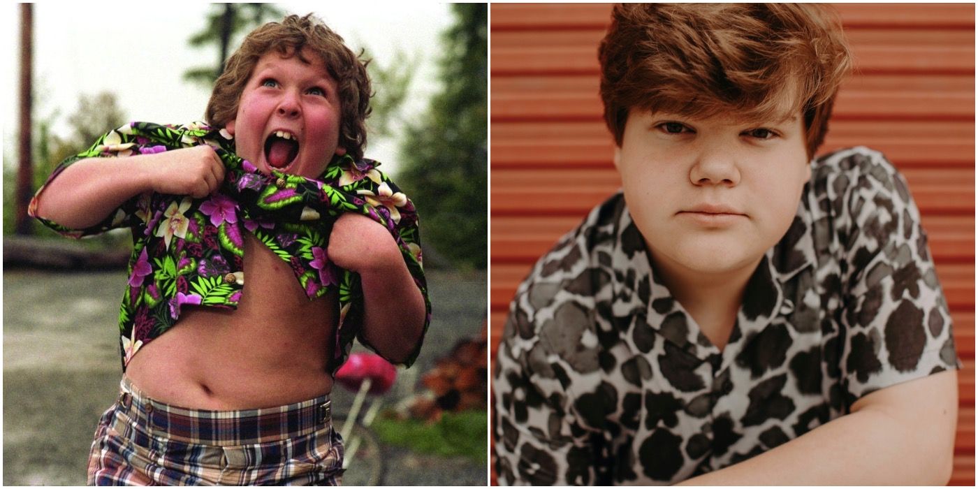 Chunk in Goonies and Jeremy Ray Taylor