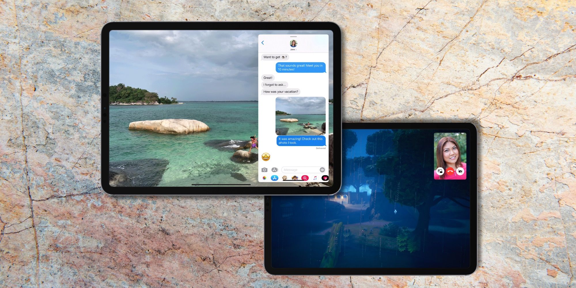 how to split screen apps on ipad