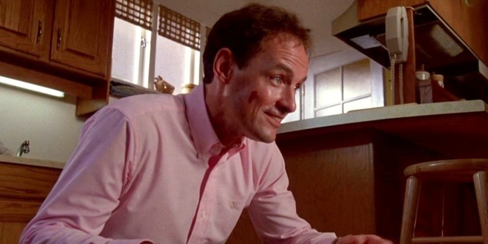 An image of Terry O&rsquo;Quinn looking serious in The Stepfather