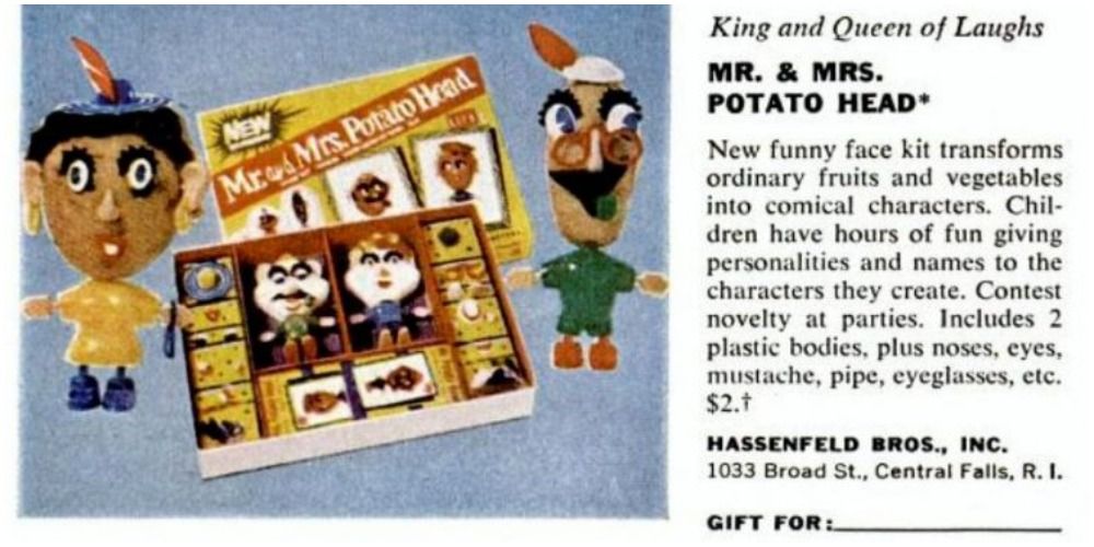 1950s Mr. and Mrs. Potato Head
