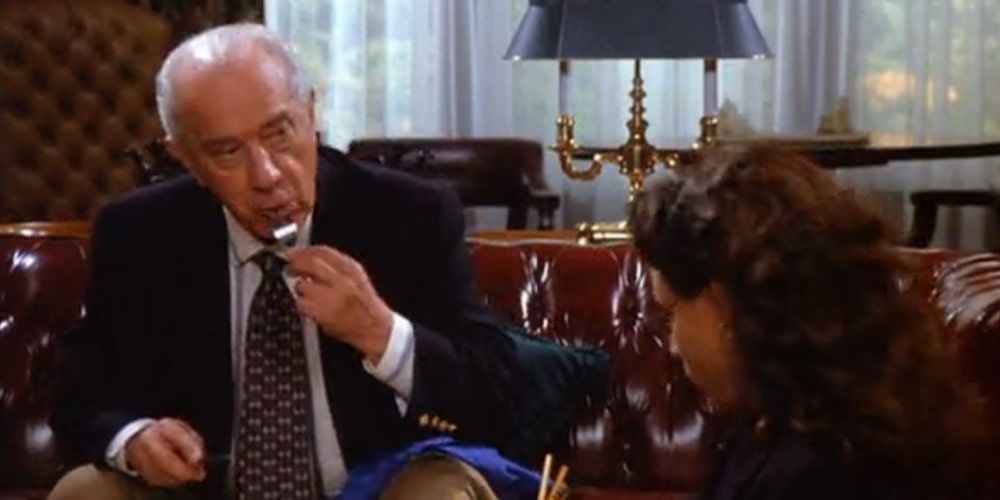 Elaine and Mr Pitt in Seinfeld