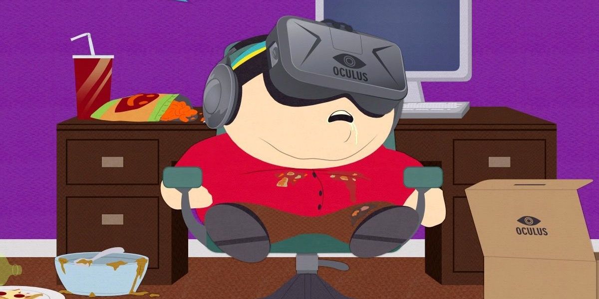 Cartman using VR