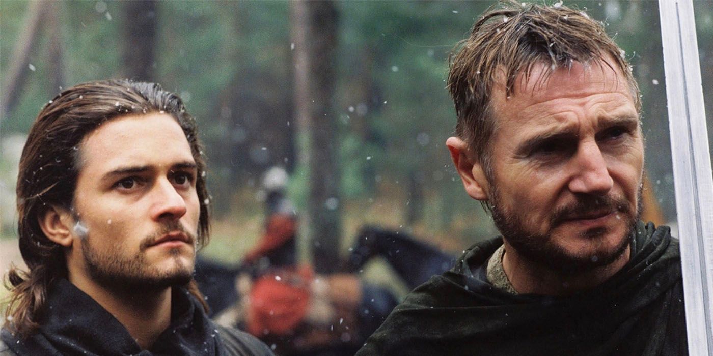 Liam Neeson leads an army in Kingdom of Heaven