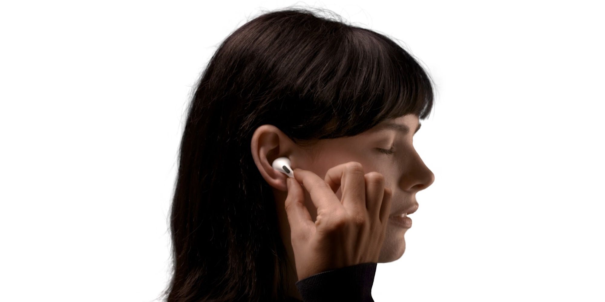 Apple AirPods Pro, woman wearing