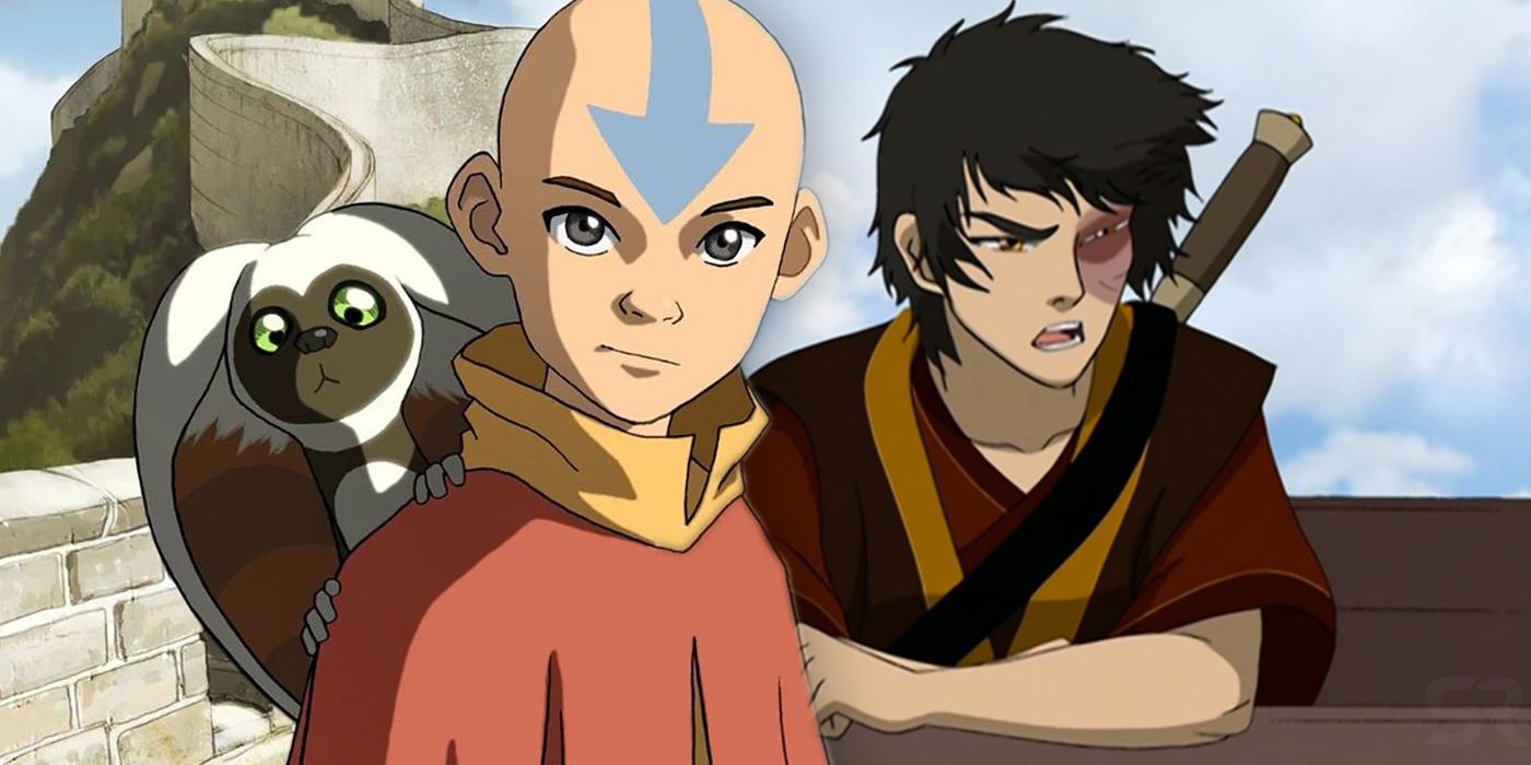 Aang and Zuko in Avatar The Last Airbender