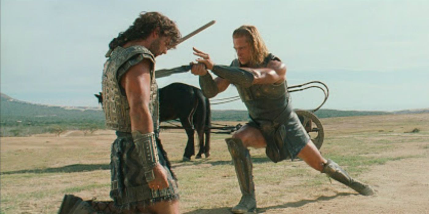 Achilles and Hector in Troy