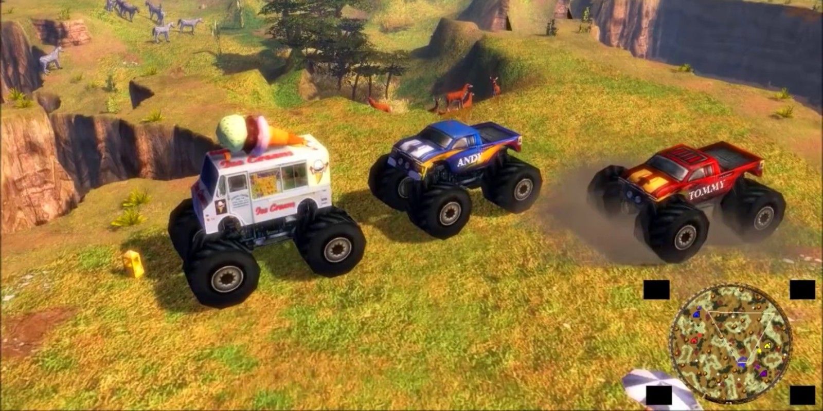 A player cheats Monster Truck units into their game in Age of Empires 3: Definitive Edition