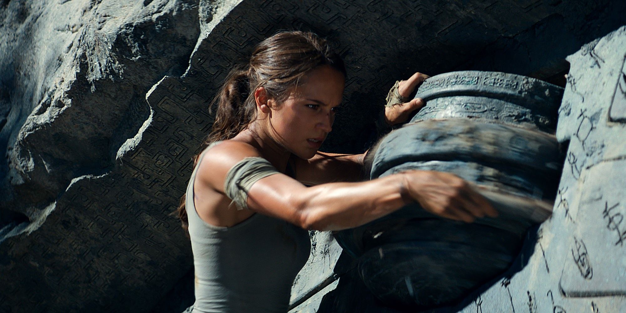 Alicia Vikander as Lara Croft in Tomb Raider 2018 Movie