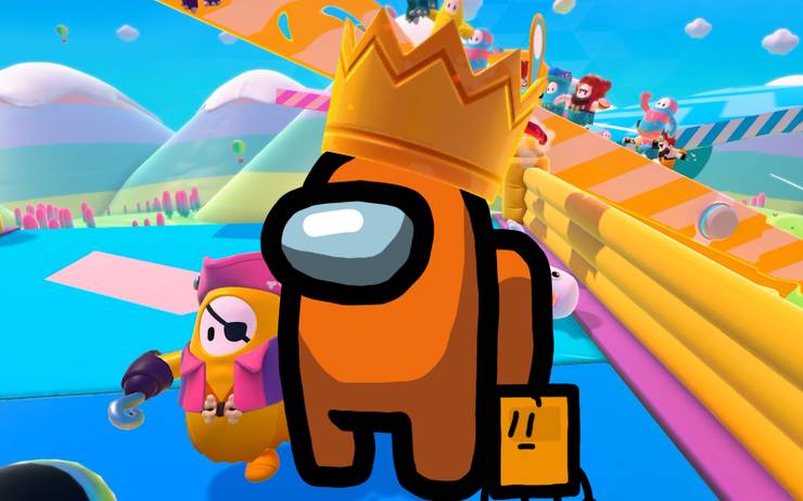Orange Among Us Character With Egg How To Draw Among Us Mini Game Character Youtube