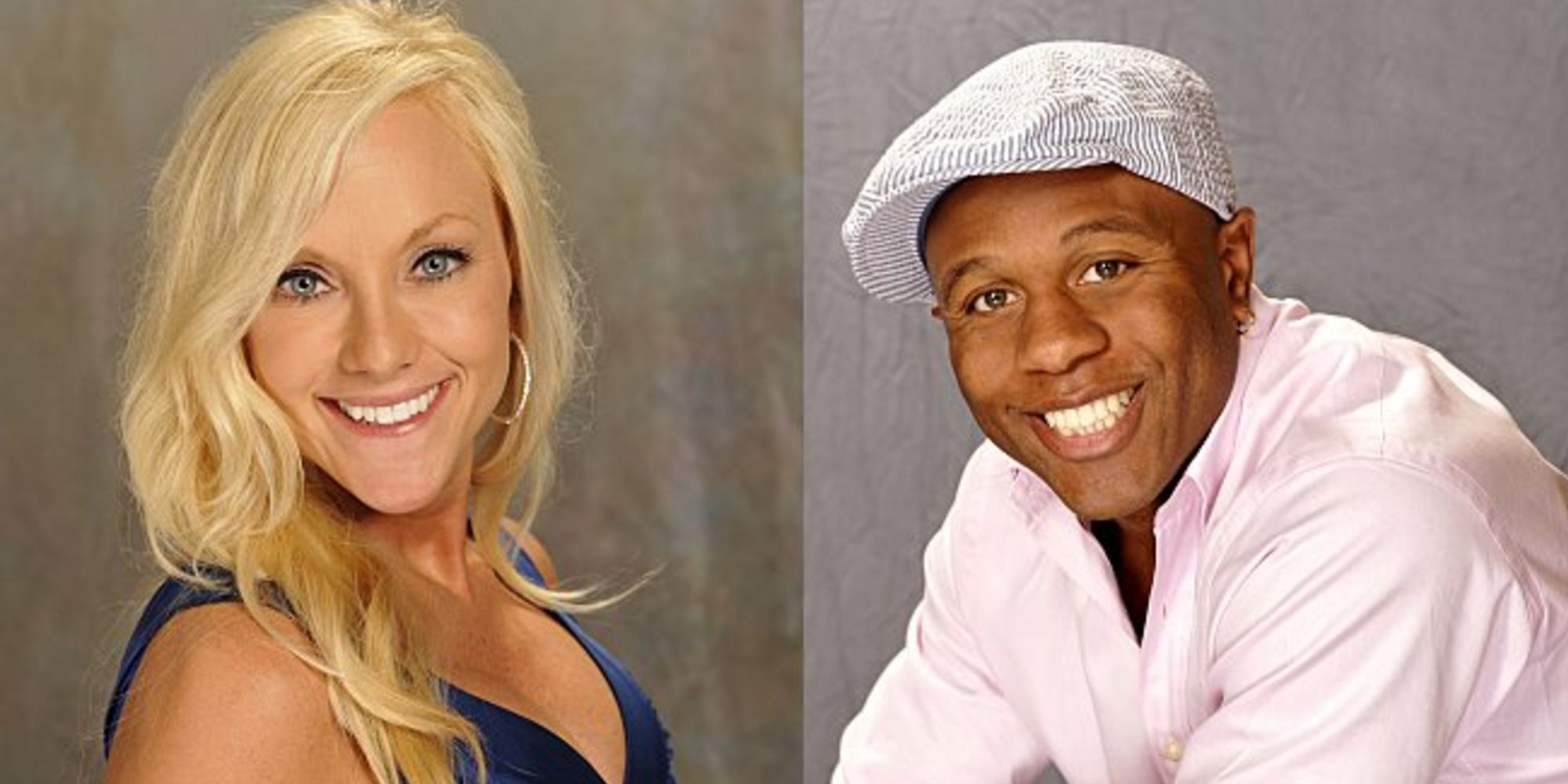 April Dowling and Bryan Ollie on Big Brother 10 side by side images