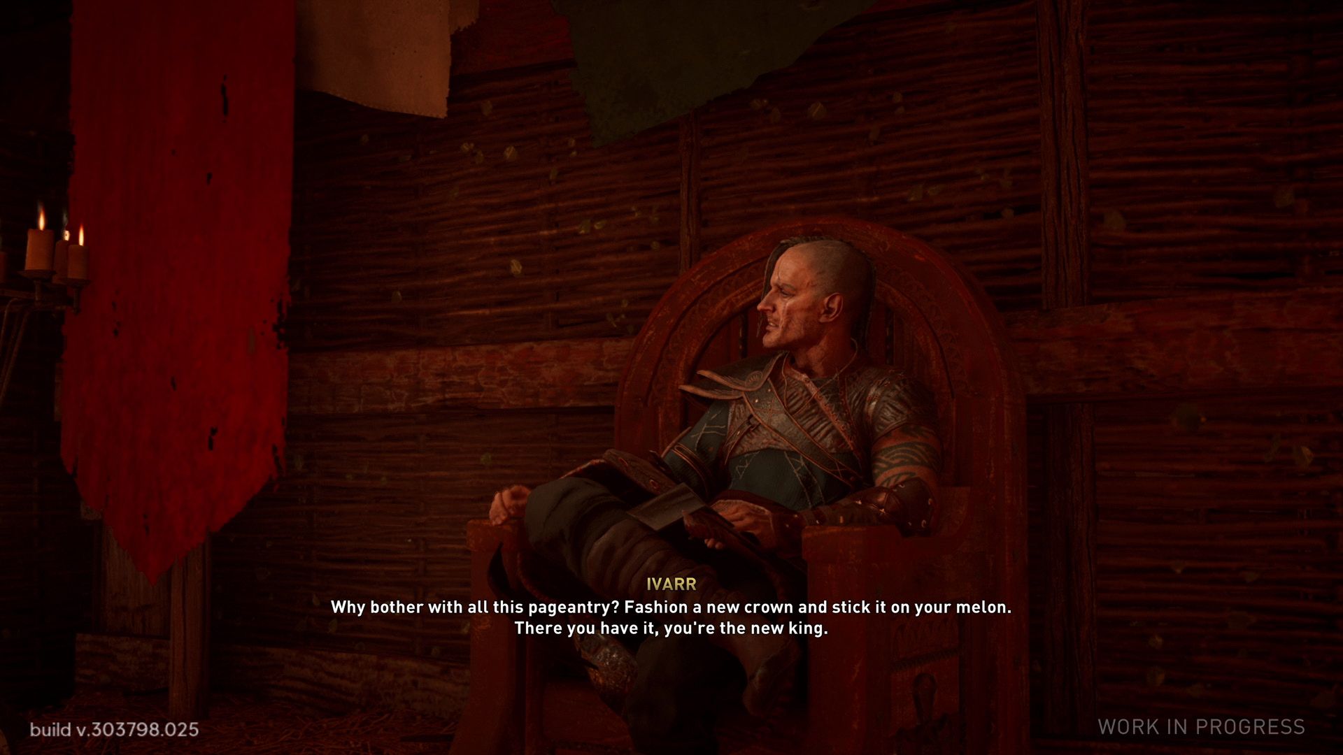 Assassins Creed Valhalla Preview Ivarr on Throne