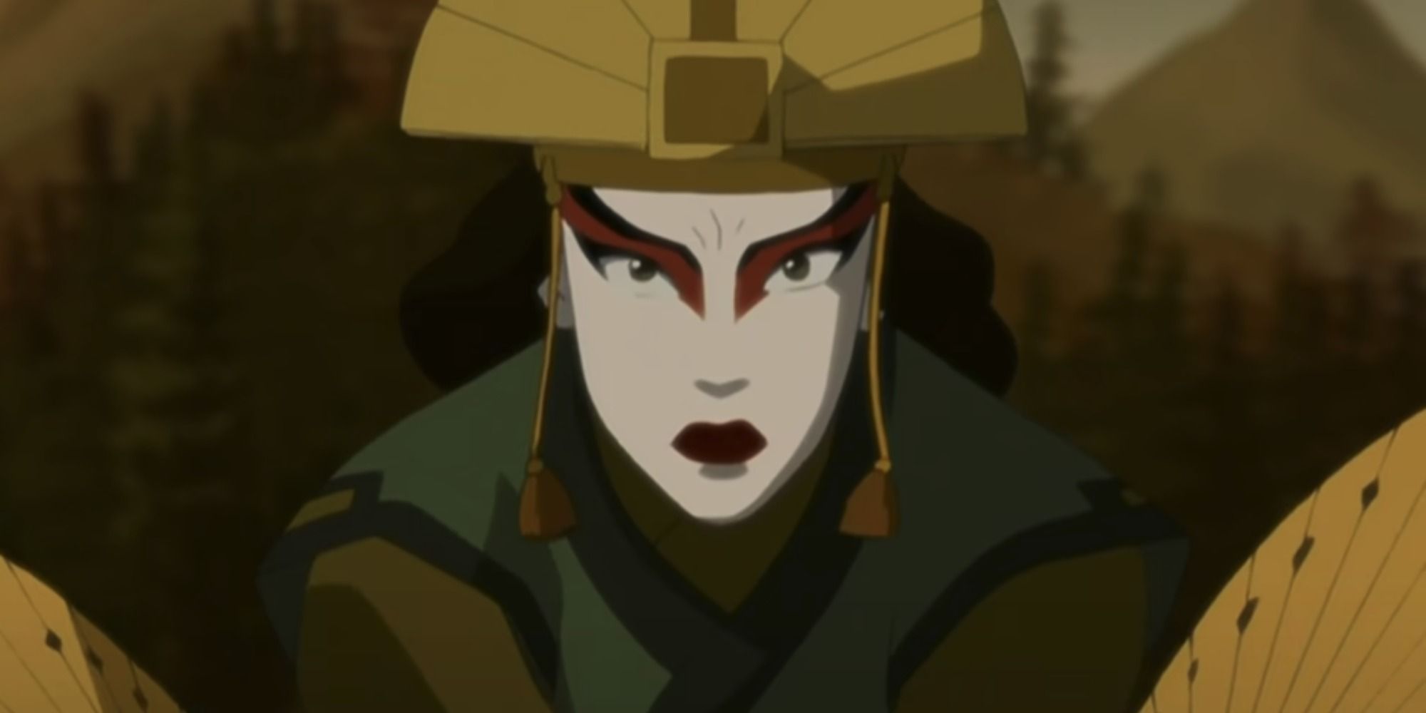 A profile screenshot of Avatar Kyoshi from Avatar: The Last Airbender