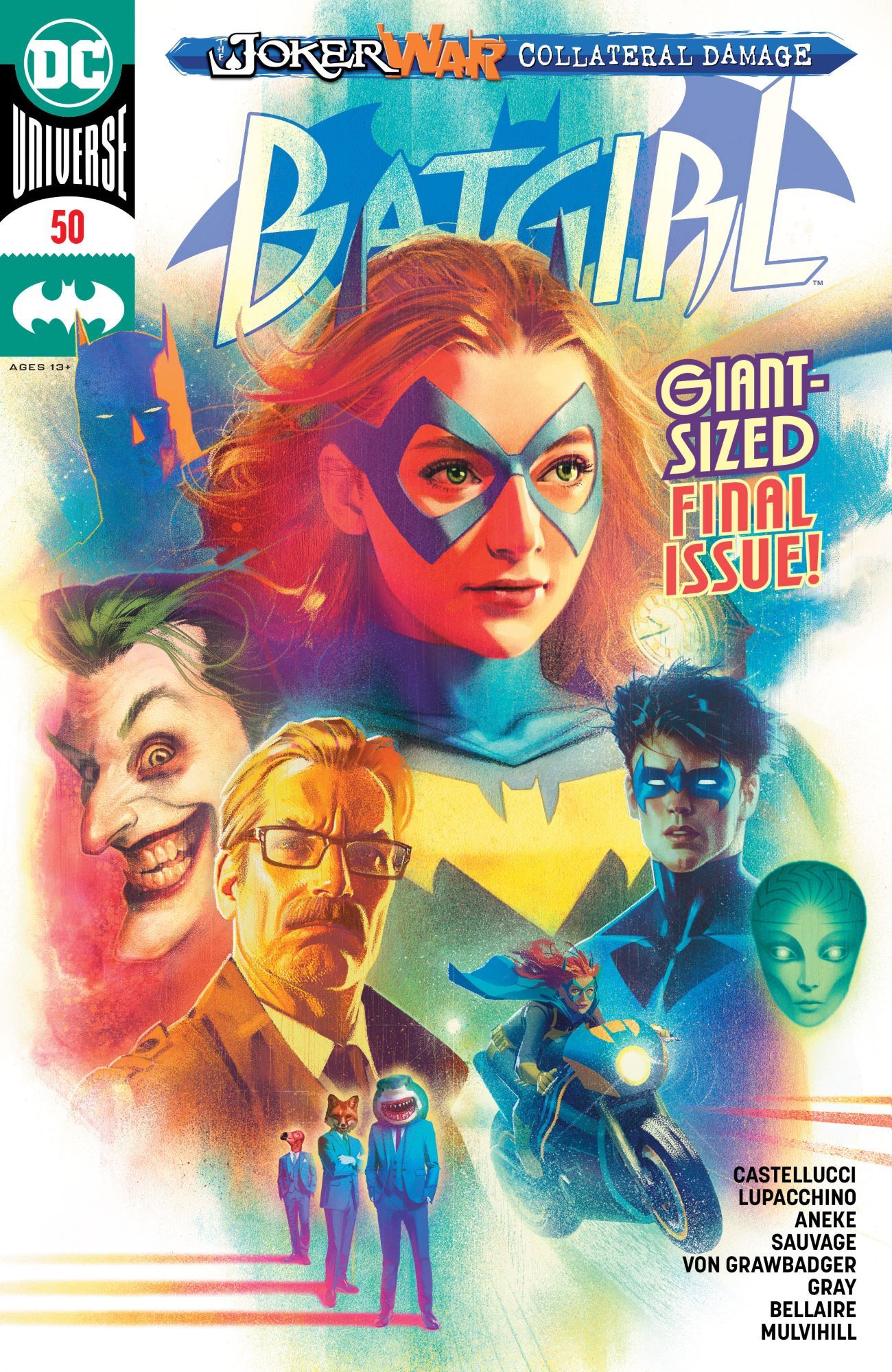 Batgirl 50 Comic Cover Art