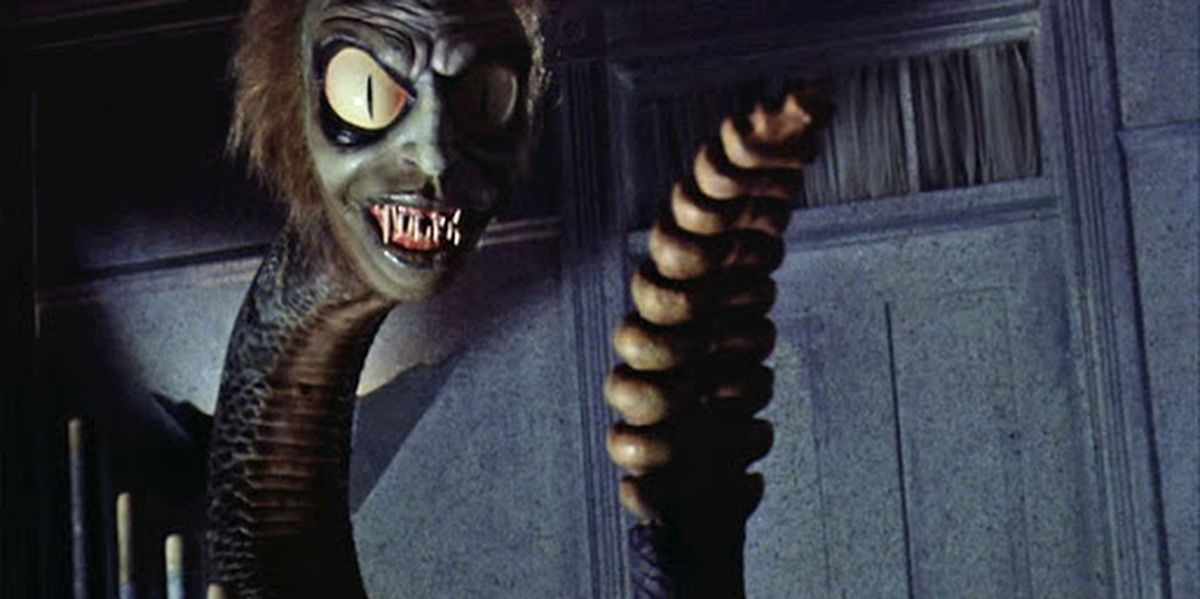 Beetlejuice as a snake in Beetlejuice