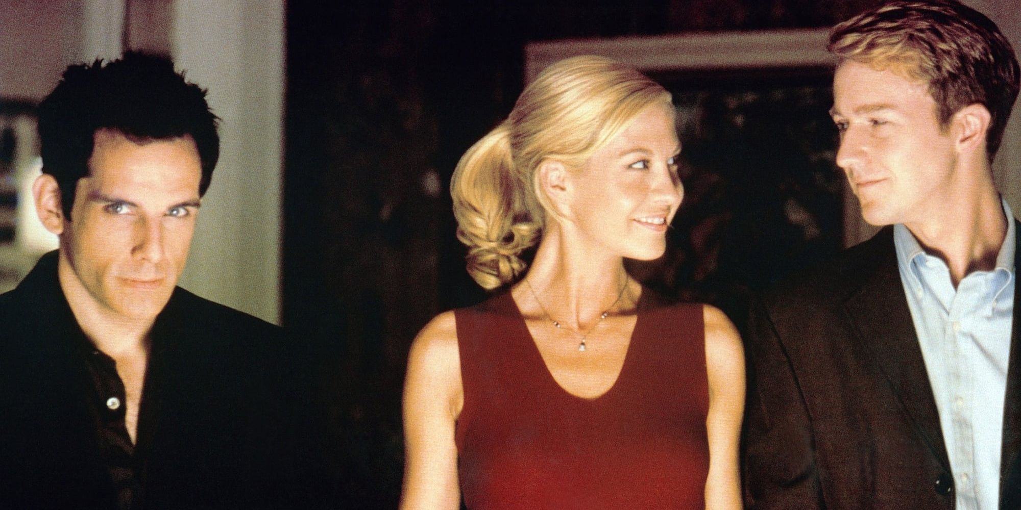 Ben Stiller Jenna Elfman and Edward Norton in Keeping the Faith