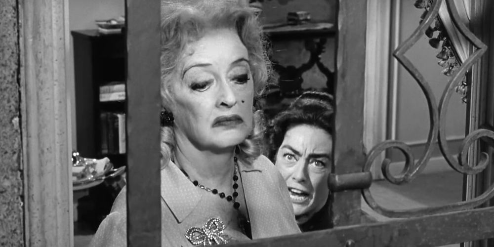 Blanche talking to Jane while she watches out the window in What Ever Happened to Baby Jane