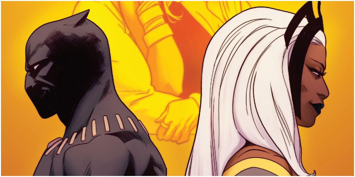 Black Panther and Storm in Marvel Comics 