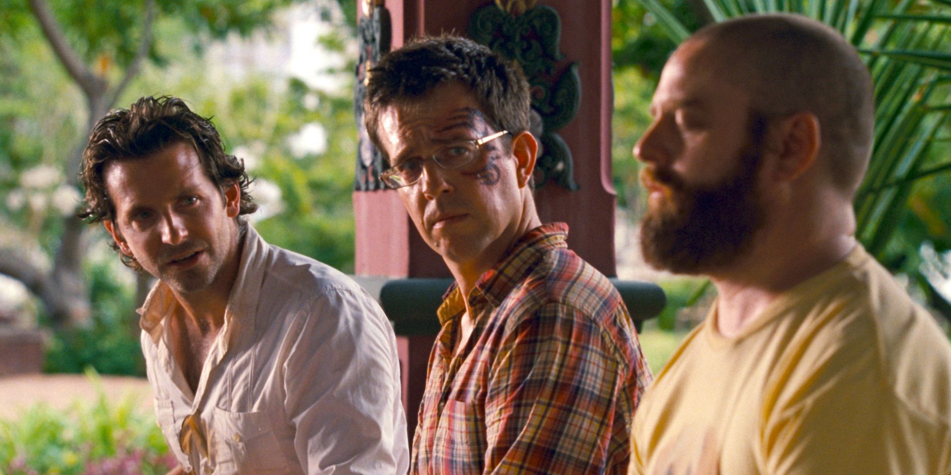 Bradley Cooper, Ed Helms, and Zach Galifianakis in The Hangover Part II