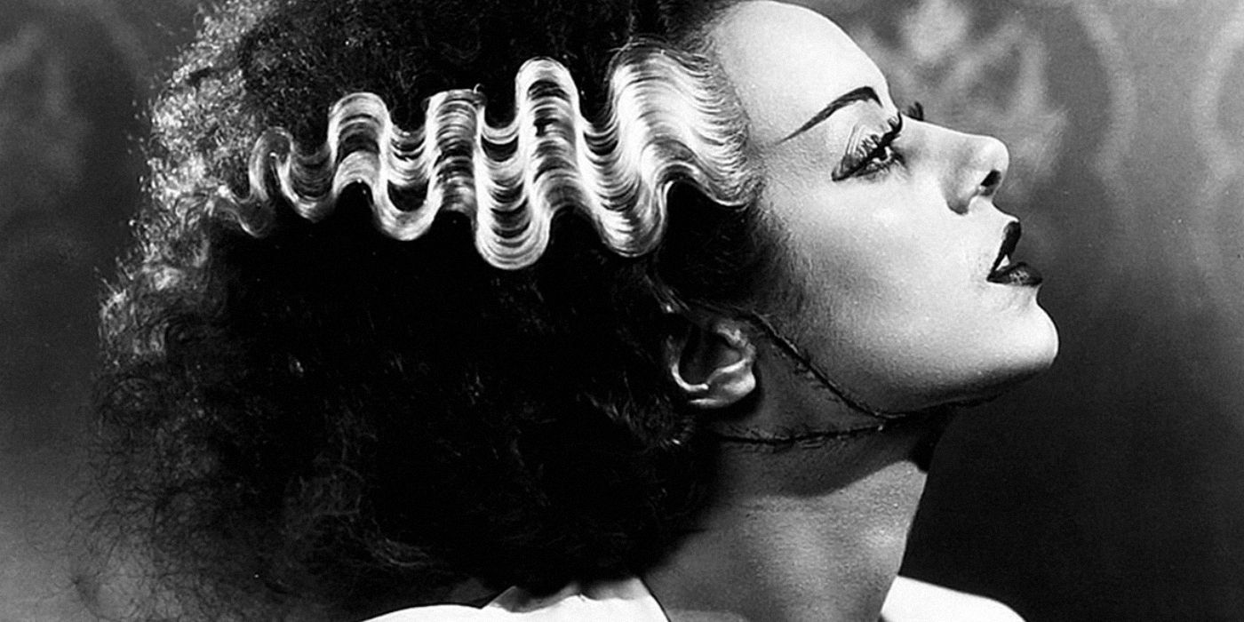 Elsa Lanchester as the Bride of Frankenstein in the 1935 film of the same name