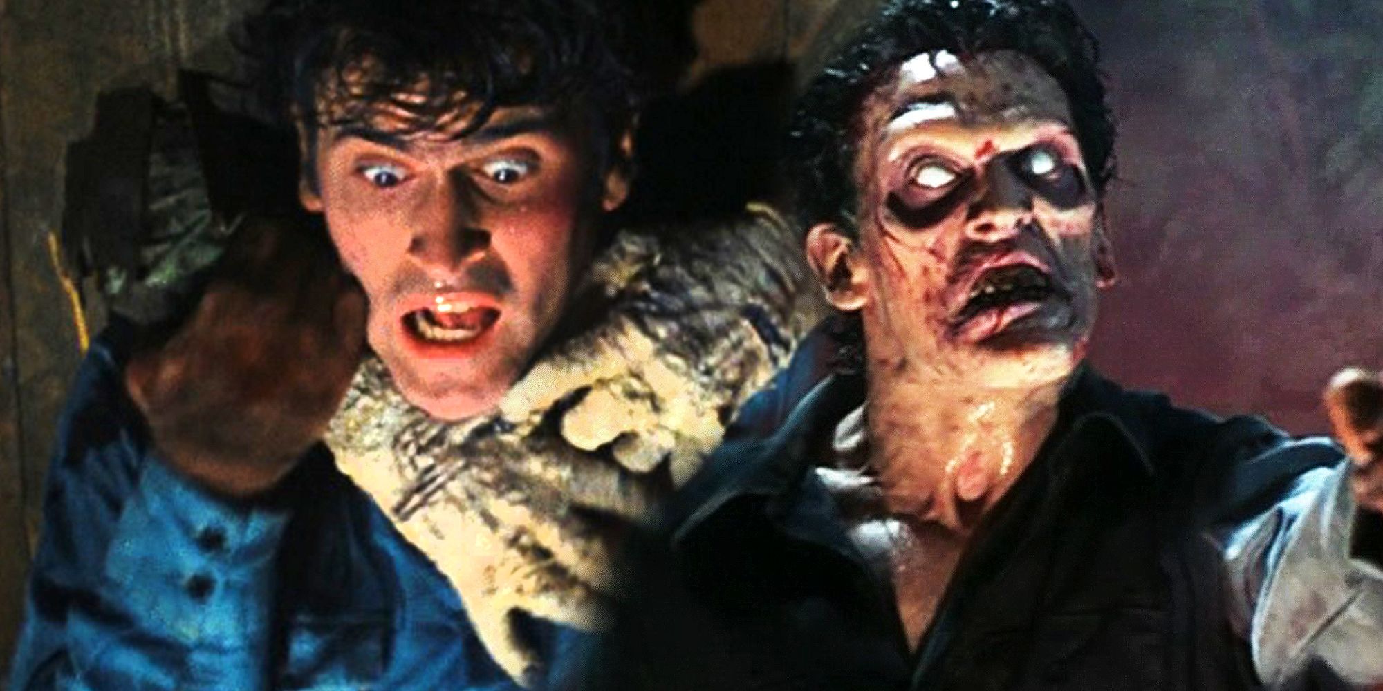Bruce Campbell's Ash Williams in Evil Dead 1 & 2