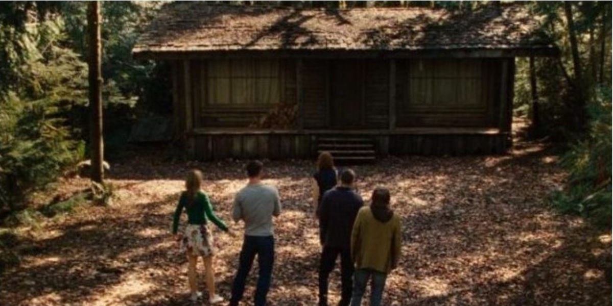 The teens arrive at the Cabin In The Woods