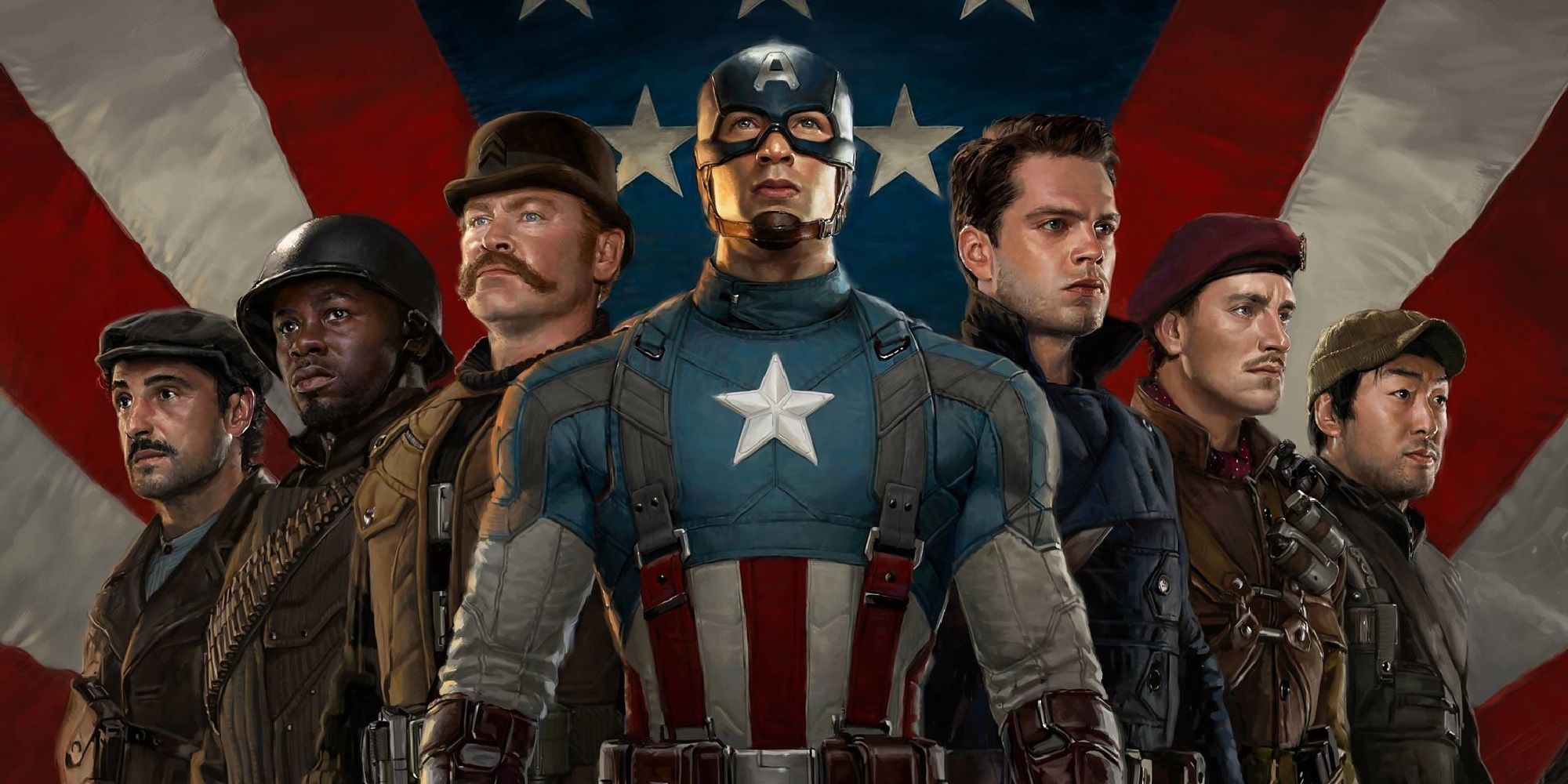 Captain America: The First Avenger Howling Commandos Wallpaper