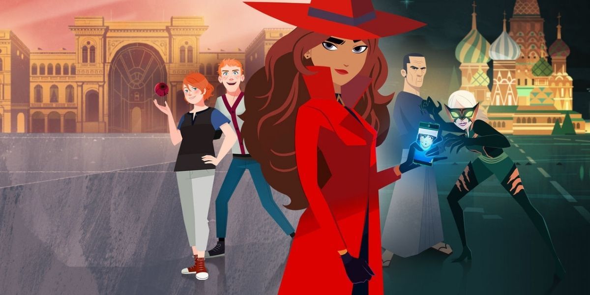 Carmen Sandiego and the rest of the cast